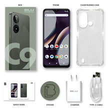 Load image into Gallery viewer, BLU C9 Smartphone 64GB | 6.6β HD+ Display | 2GB RAM | All-Day Battery | Unlocked (Green)