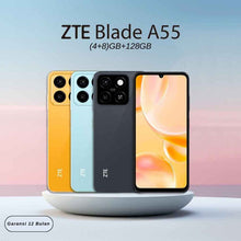 Load image into Gallery viewer, ZTE Blade A55 128GB (8GB+ 4GB Dynamic RAM) Unlocked Cell Phone - Negro
