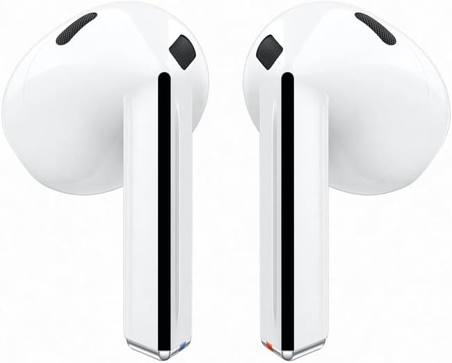 Samsung Galaxy Buds3, Wireless Bluetooth Earbuds with Adaptive Noise Control - White