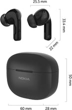 Load image into Gallery viewer, Nokia Go Earbuds+ TWS-201BK True Wireless Earbuds – Bluetooth 5.0 – Touch Control – Black
