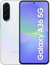 Load image into Gallery viewer, SAMSUNG Galaxy A36 5G Dual SIM 128GB 6.7&quot; 120Hz AMOLED, 50MP 4K Triple Camera  Unlocked International Model - Awesome White
