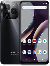 Load image into Gallery viewer, BLU Bold K10 2024 Smartphone | 128GB 4GB RAM | 6.6” HD+ Display | Triple 50MP Camera | 3-Day Battery | Unlocked Black

