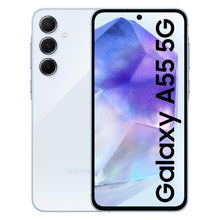 Load image into Gallery viewer, Samsung Galaxy A55 5G 8GB+128GB 6.6&quot; DualSim | International Version | Unlocked Cellphone - Awesome IceBlue
