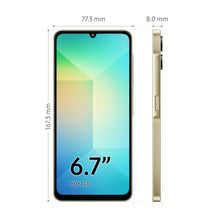 Load image into Gallery viewer, Samsung Galaxy A06 64GB Unlocked Smartphone - Gold
