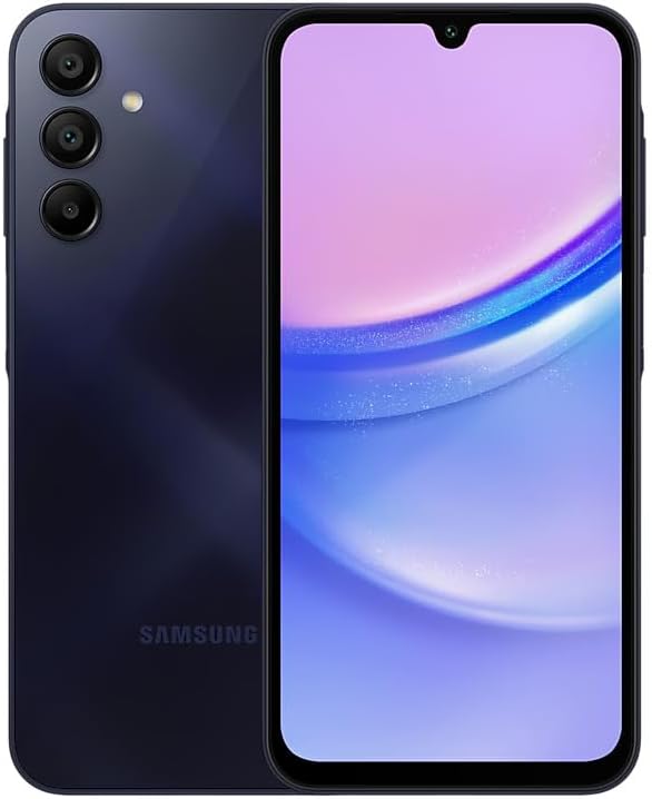 Samsung Galaxy A15 4GB 128GB International Version Dual SIM Unlocked Smartphone -Blue Black