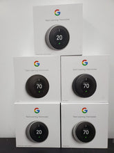 Load image into Gallery viewer, Google Nest Learning Thermostat, 3rd Generation, Works With Amazon Alexa(T3007EF) - Open box
