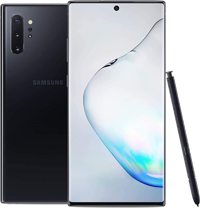 Samsung Galaxy Note 10+ Plus 256GB Unlocked Phone - Aura Black (Renewed)