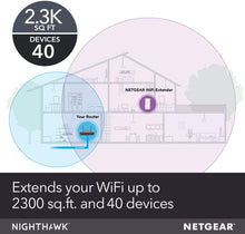 Load image into Gallery viewer, NETGEAR - Nighthawk X4 AC2200 Dual-Band Wi-Fi Range Extender - White
